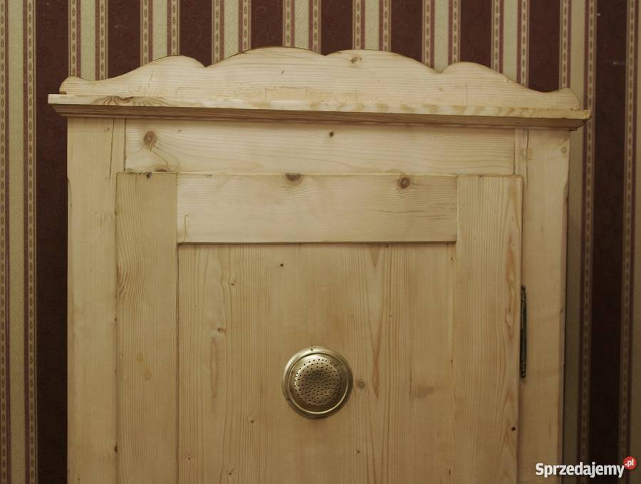 PIĘKNA SZAFA CHLEBOWA OCZYSZCZONA 2 ANTYK mazowieckie Marki