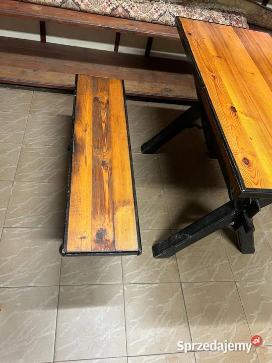 Stoły stoliki ławki ławy RETRO Augustów