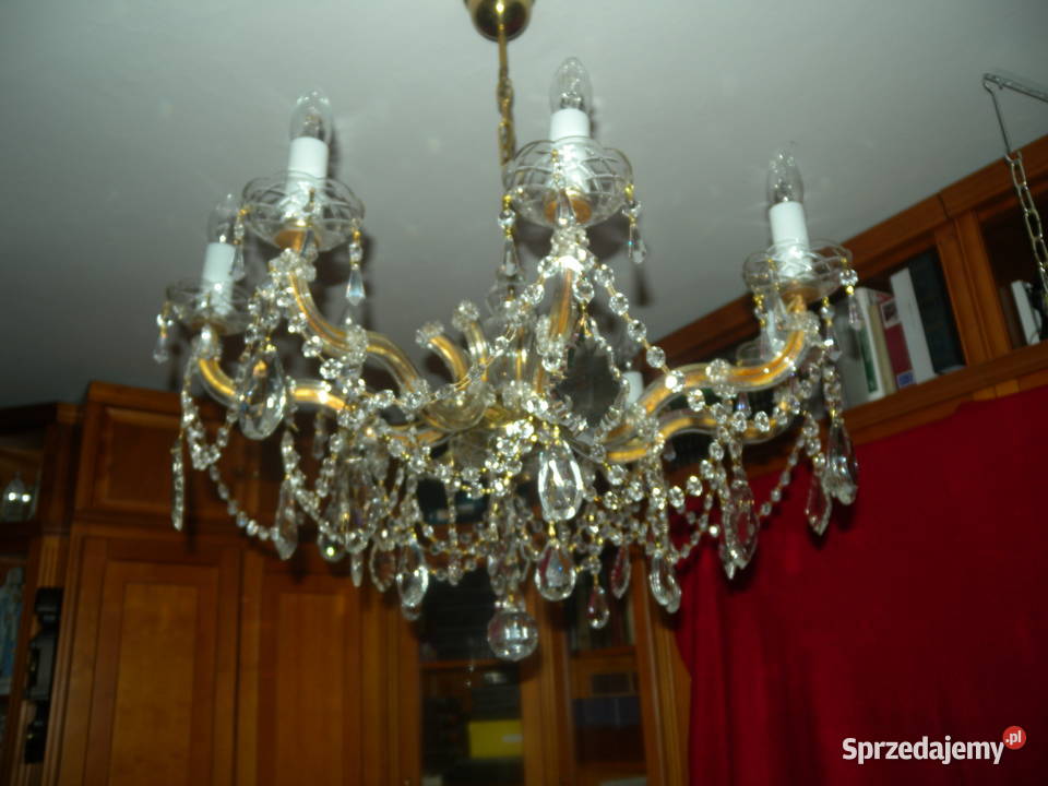Żyrandol kryształowy Maria Theresa 8 ramienny Oświetlenie Katowice
