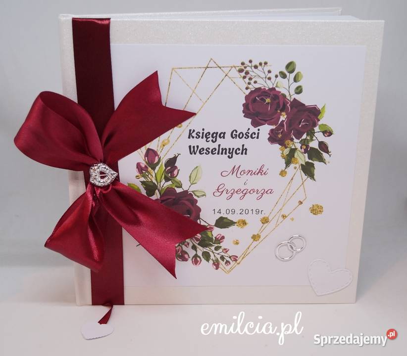 Księga Gości Album kolor Chaber Biel Zieleń Pozostałe