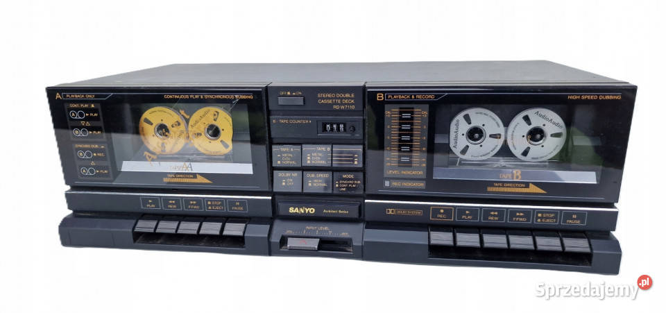 SANYO RD W 7110 RDW7110 magnetofon cassette deck Międzychód