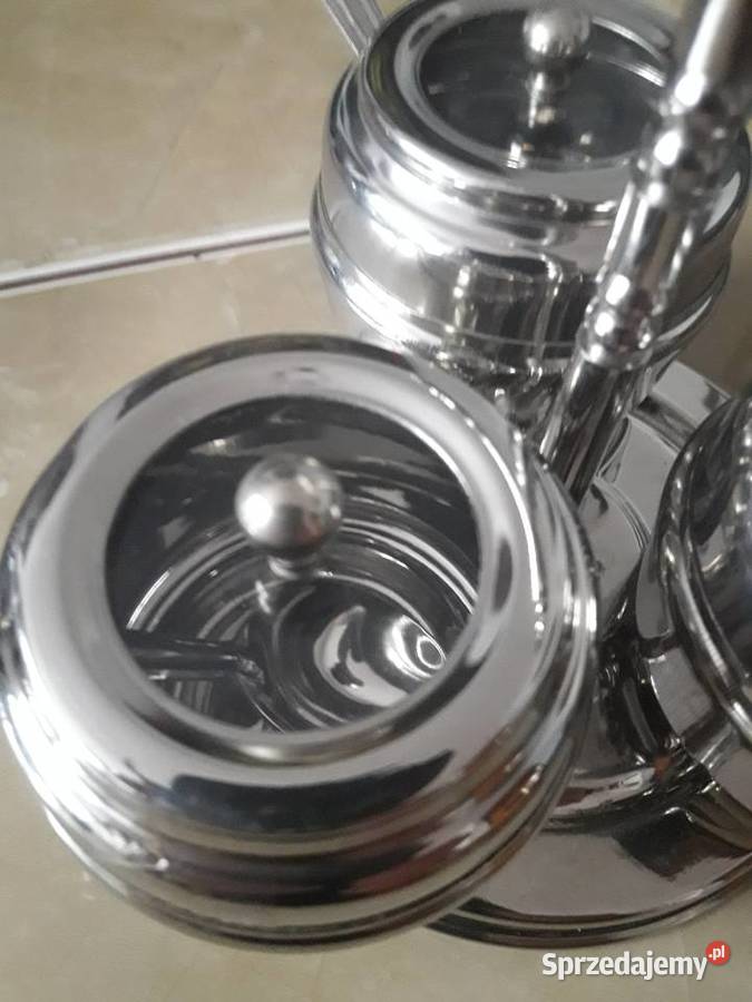 Królewski kabaret stołowy do piklowania ze stali Akcesoria kuchenne Janów Lubelski sprzedam
