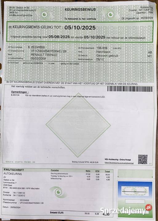 Renault Twingo 12 Bezwypadkowy Wyposażony Twingo Wieliszew