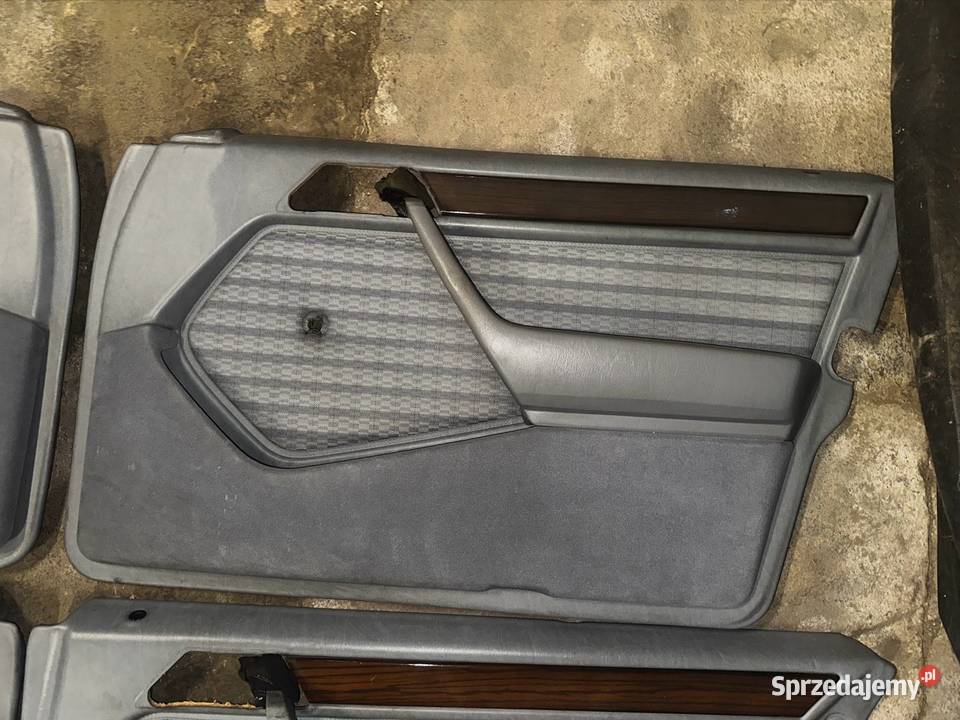 Boczki W124 kombi szare siwe Tapicerki samochodowe zachodniopomorskie Dobropole Gryfińskie sprzedam