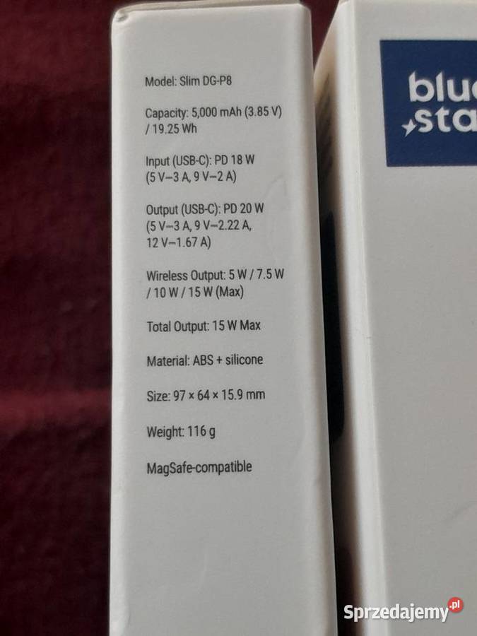 Powerbank Blue Star Slim DGP8 5000mAh Wieliczka