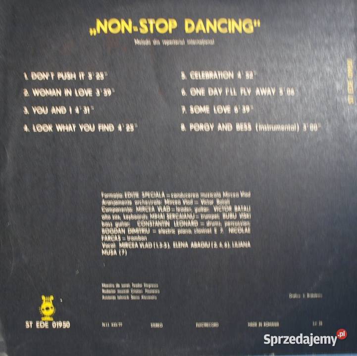EDITIE SPECIALA Non Stop Dancing Płyta LP Vinyl Chorzów