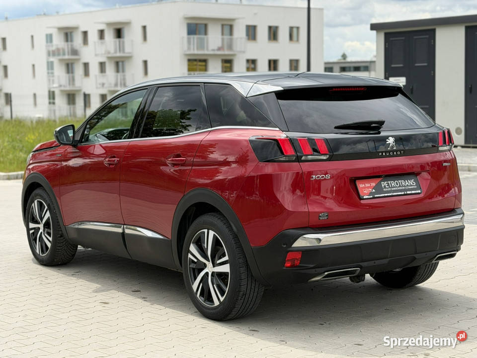 Peugeot 3008 12 131 LED GTLINE Nawigacja Kamera czujnik martwego pola Mrągowo