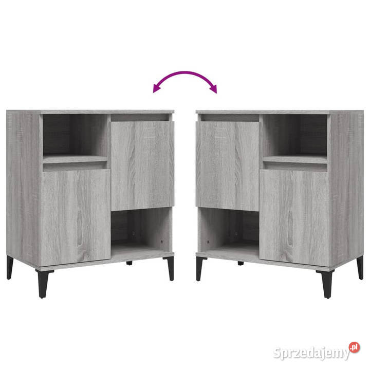 Komoda szary dąb sonoma 60x35x70 materiał Warszawa