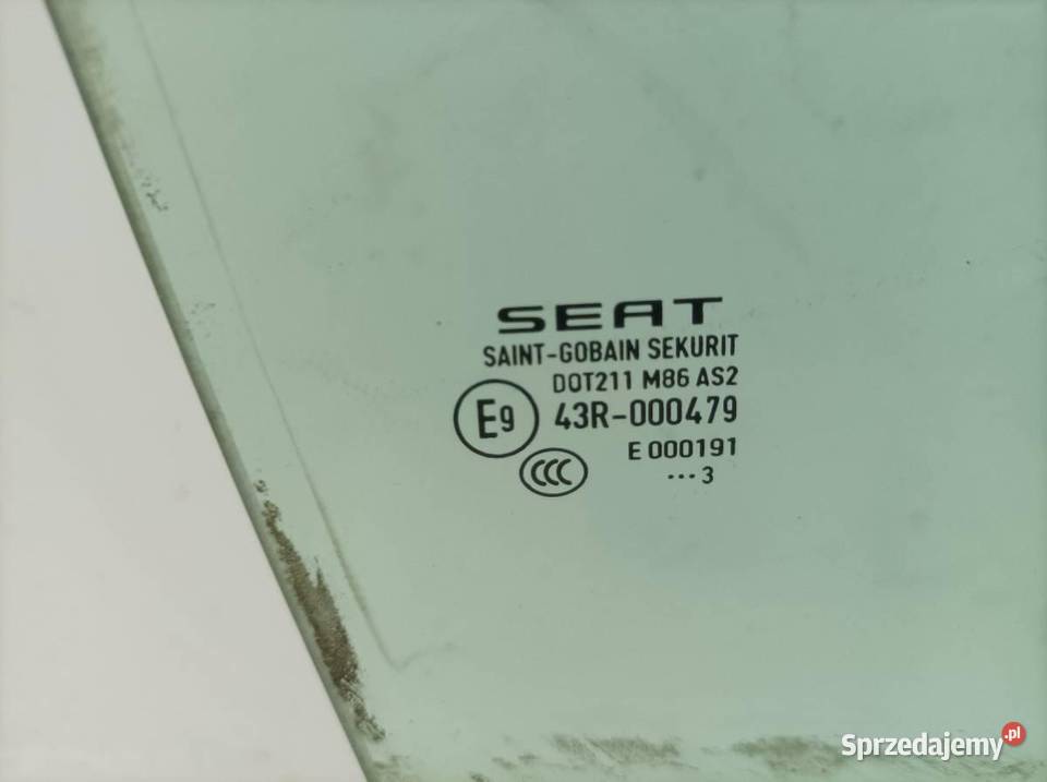 SZYBA DRZWI PRAWY PRZÓD 13 KOMBI Seat Ibiza IV