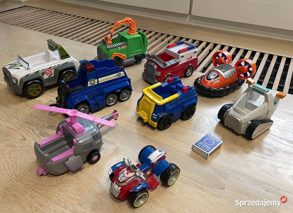 Wieża Psi Patrol duża z samochodami Warszawa