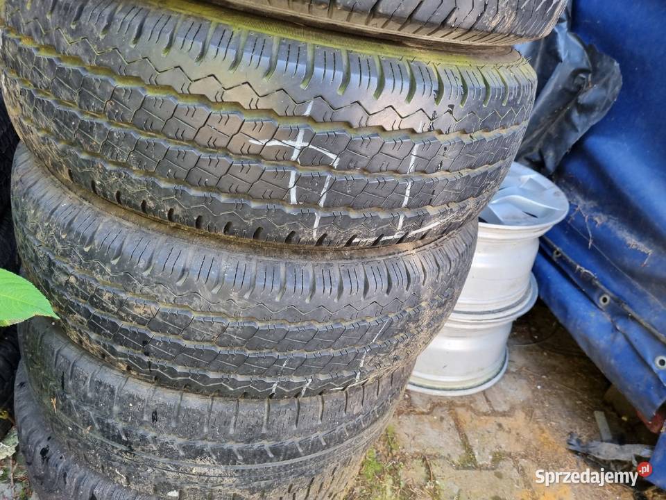 Vw T4 4 Koła Felgi Stalowe i Opony Wzmacniane Skawina