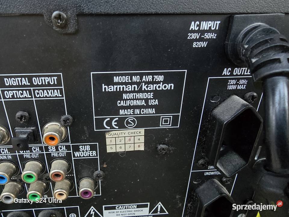 amplituner Harman Kardon avr7500 waga ciężka Audio Chełm Śląski