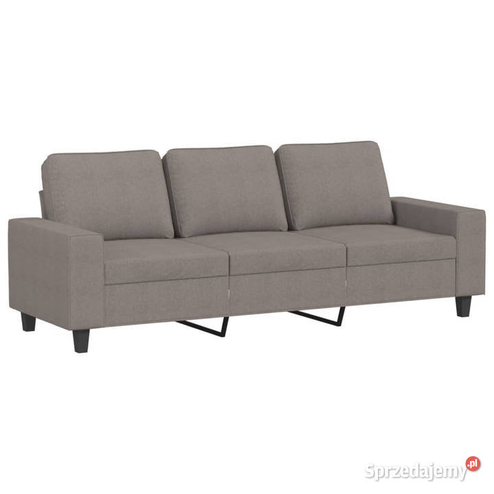 3osobowa sofa z podnóżkiem taupe 180 tkaniną mazowieckie Warszawa sprzedam