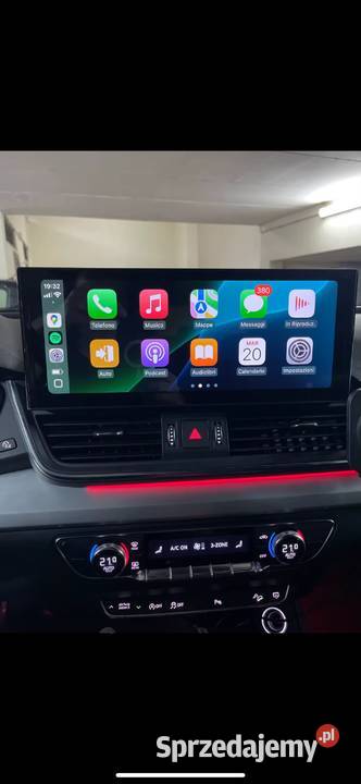 Ekran radio MMI MIB Audi Q5 FY 80A Android Auto
