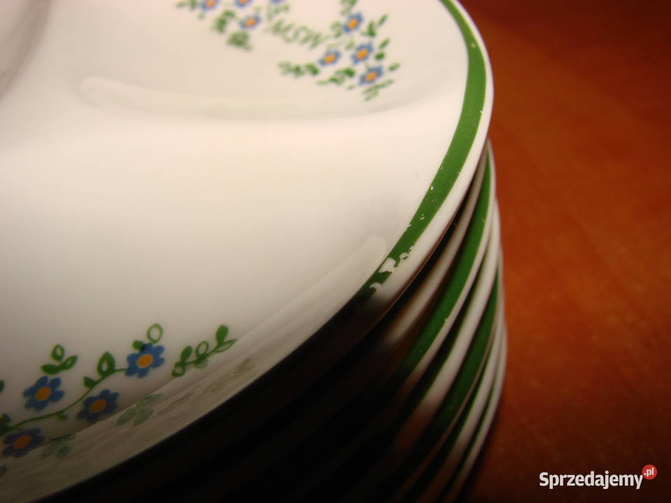 Lubiana trójdzielny talerzyk MSW PRL Pruszcz Gdański