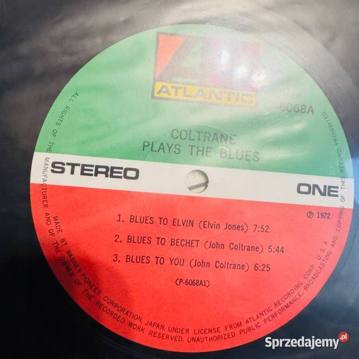 John Coltrane Coltrane Plays The Blues NMEX jazz Gdańsk