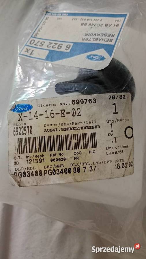 6922570 Ford Zbiorniczek płynu hamulcowego osobowe Wrocław