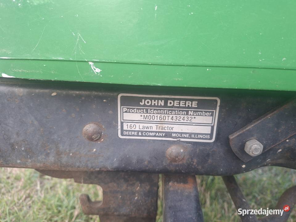 Traktorek kosiarka john deere 160 Sielec