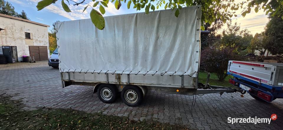 Przyczepa ciężarowa Bockmann 1660kg Burtowe i plandeki Woźniki sprzedam