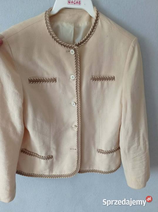 Żakiet marynarka w stylu tyrolskim vintage Rozmiar 36(S) Marynarki i żakiety Warszawa sprzedam