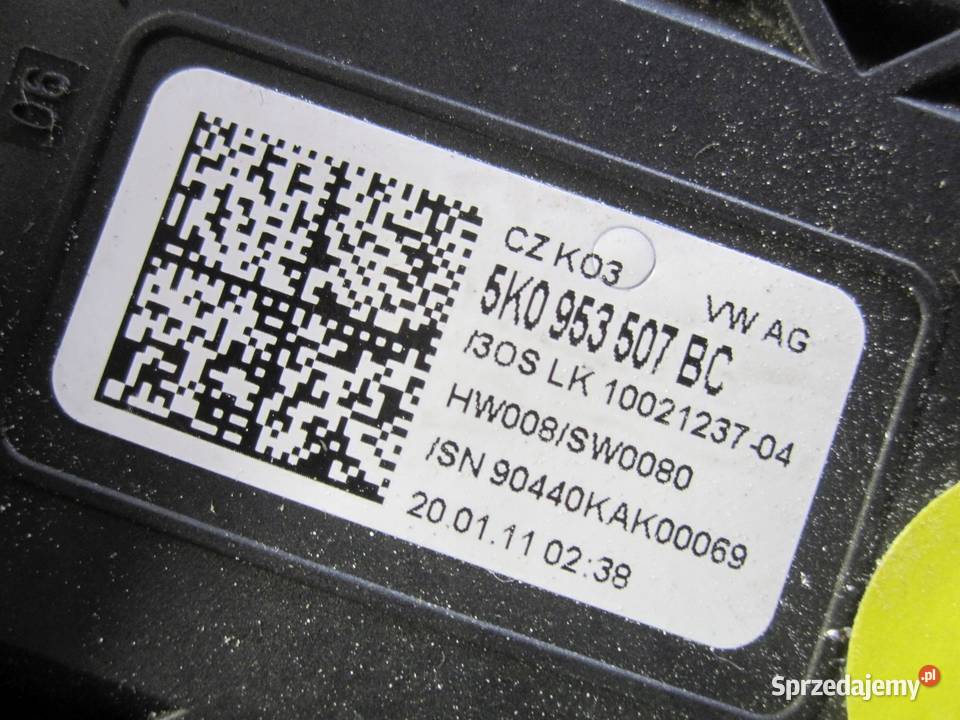 VW GOLF VI 10r przełącznik zespolony 5K0953507BC Kielce sprzedam