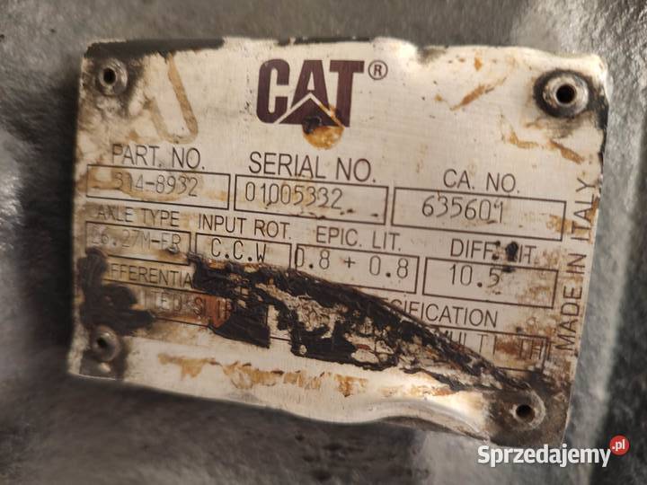 Pochwa mostu Cat TH 337 Carraro 2627MFR Pozostałe Wilkowo