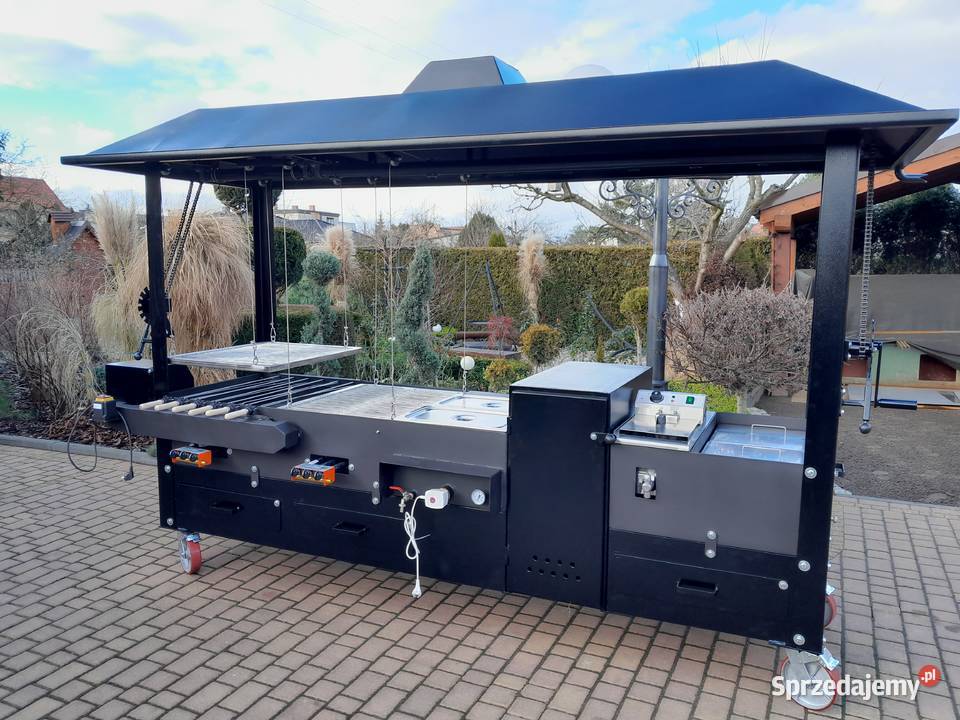 Gastronomiczny grill cateringowy gazowy węglowy Grillowanie wielkopolskie
