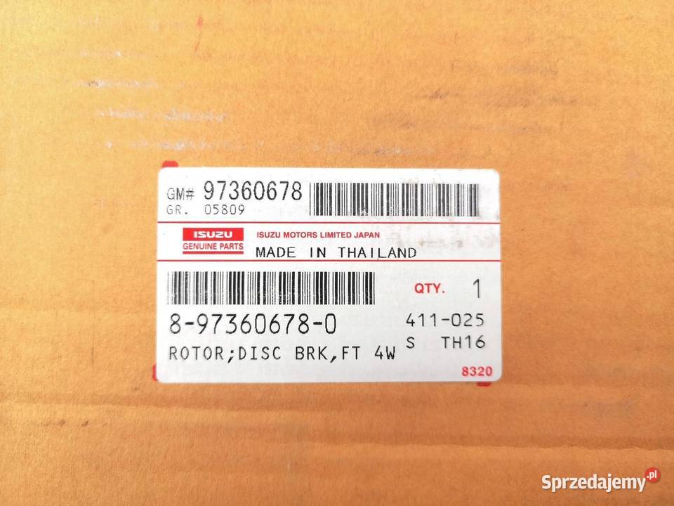 TARCZA HAMLCOWA ISUZU D 20022012 NOWA ORYGINAŁ Ramiona wycieraczek