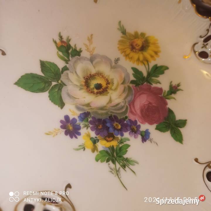 Paterka Rosenthal Moliere Kronach Germany Syg z Porcelana i szkło