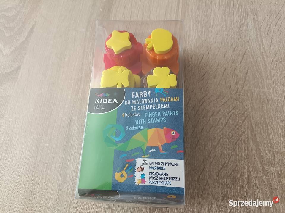Farby do malowania palcami ze stempelkami 8 Kwidzyn