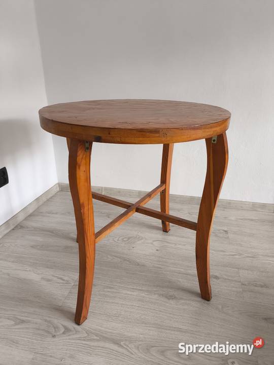 Stolik okrągły plus dwa krzesła Gliwice