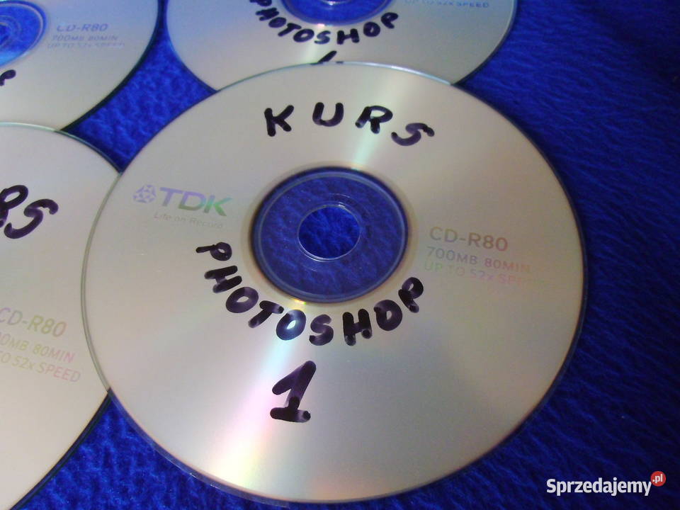 KURS PHOTOSHOP na płytach Akcesoria Bielawa