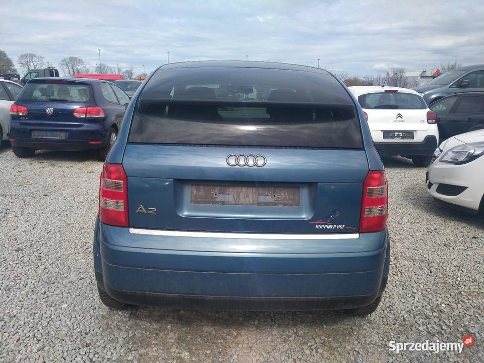 Audi A2 16 benzyna 110 świeżo sprowadzony 1598cm3 warmińsko-mazurskie Działdowo