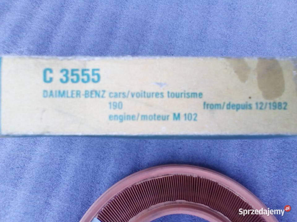 Filtr powietrza Mercedes MANN C3555 190 motor Bukownica