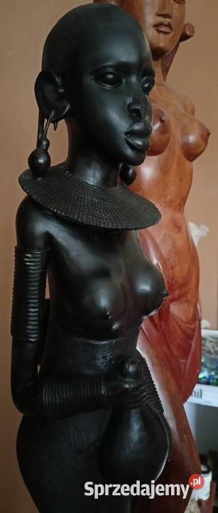 Rzeźba kobieta murzynka heban podkarpackie Rzeszów