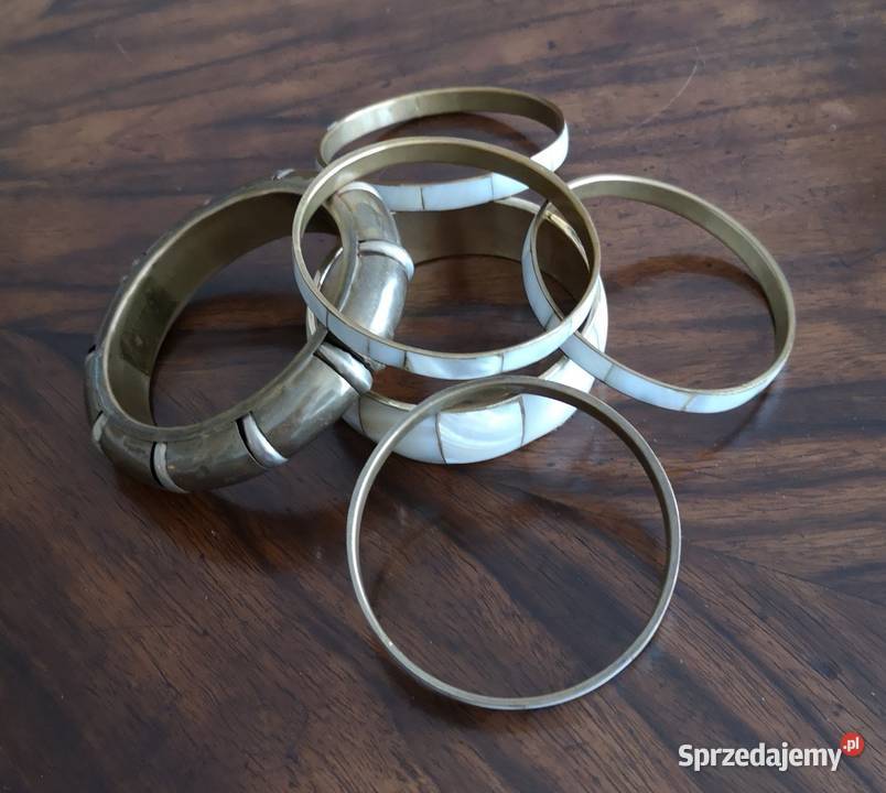 Stare bransolety vintage 6 sztuk Katowice