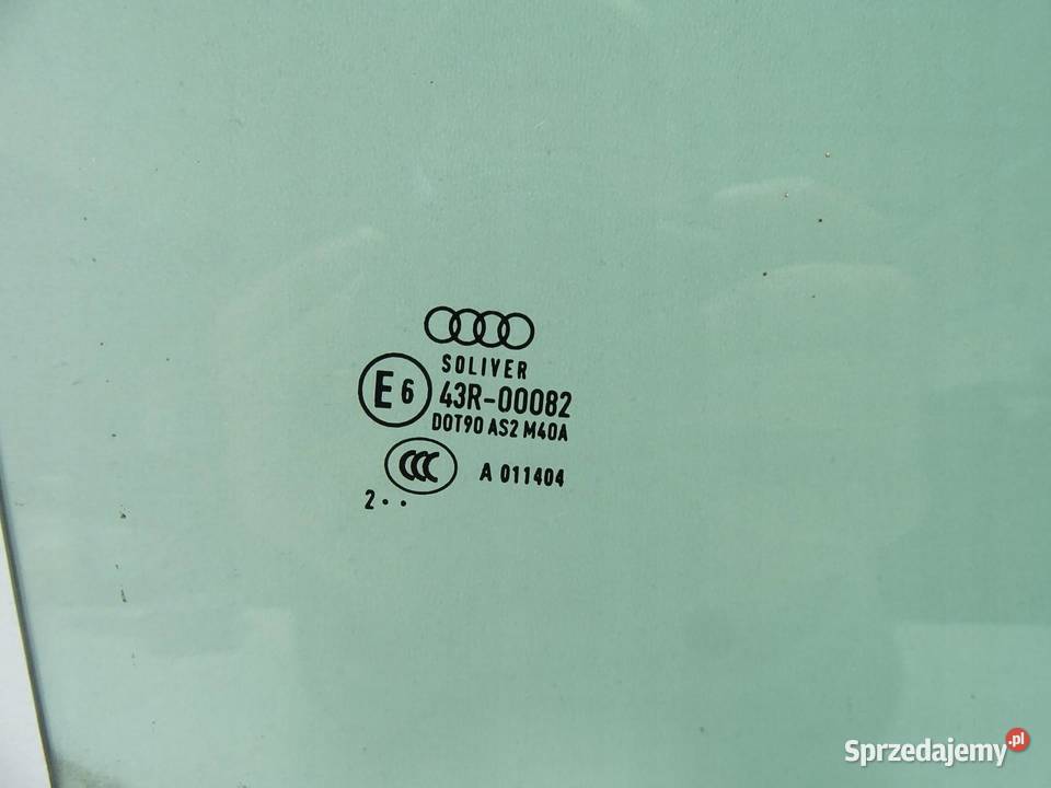 SZYBA DRZWI PRAWA PRAWY PRZÓD PRZEDNIA AUDI A5