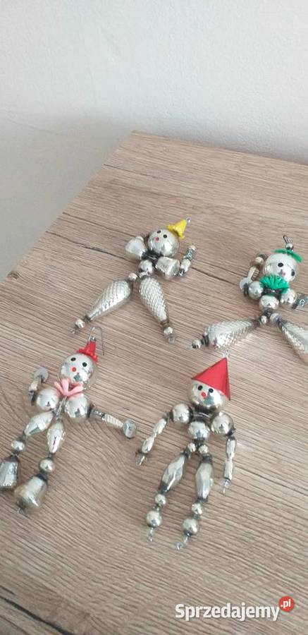 Bombki pajacyki prl Porcelana i szkło Przedbórz