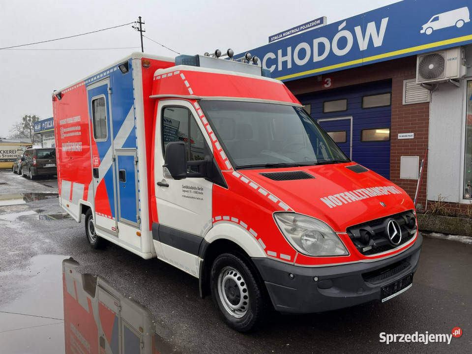 Mercedes Sprinter Sprinter 22 CDI150 Karetka Rok produkcji 2008 Motoryzacja Syców
