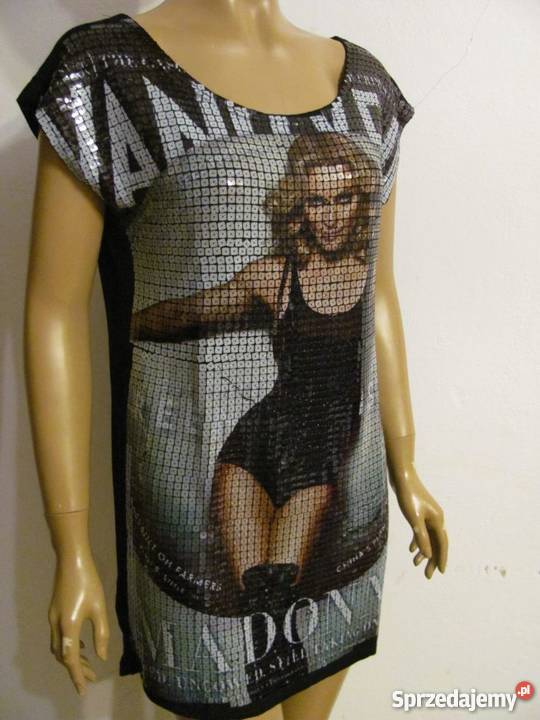 tunika Madonna w cekiny top ZARA ML Rozmiar 40(L) Zamość sprzedam