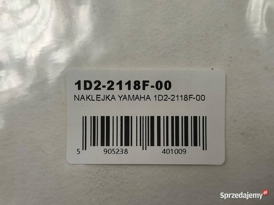 NAKLEJKA NA BAK PR STR YAMAHA XT 660X 2006 sprzedam