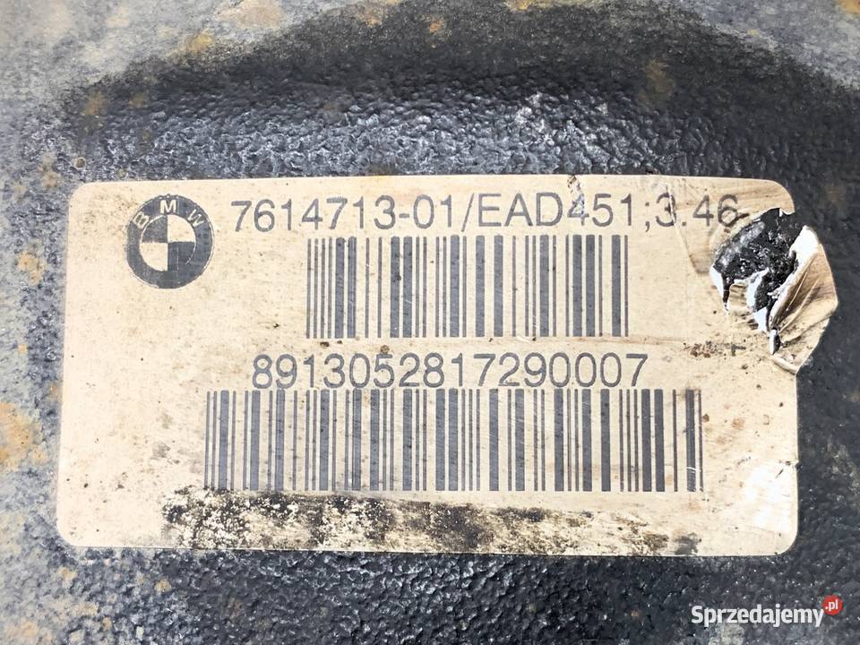 MOST DYFER TYŁ BMW E84 7614713 20 184 0915 SUV osobowe Części samochodowe sprzedam