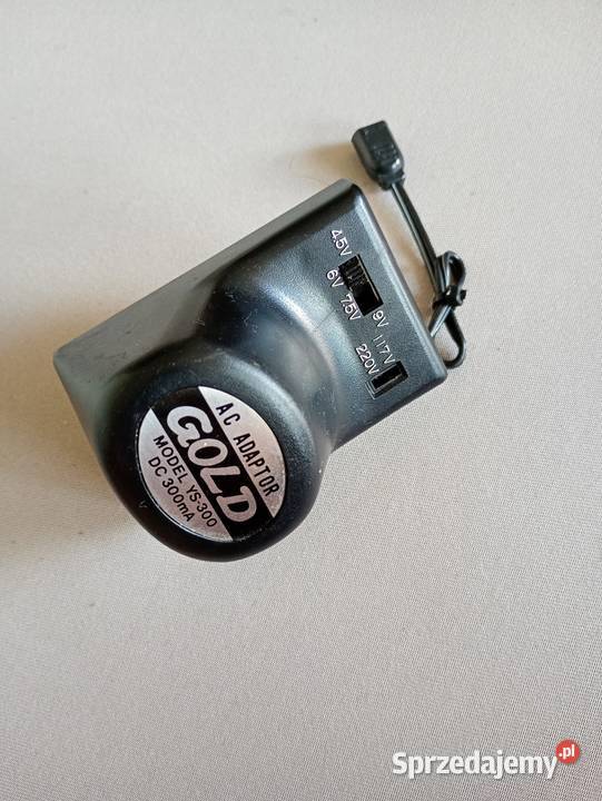 adapter AV 45 6 75 9V 117220V gold czarny Szczecin