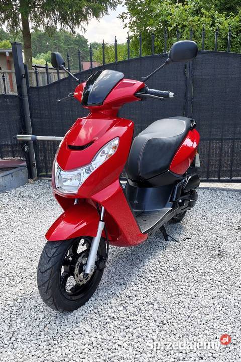 Skuter Peugeot Kisbee 50cc 2017r 3800 Mocny 2T łódzkie Łask