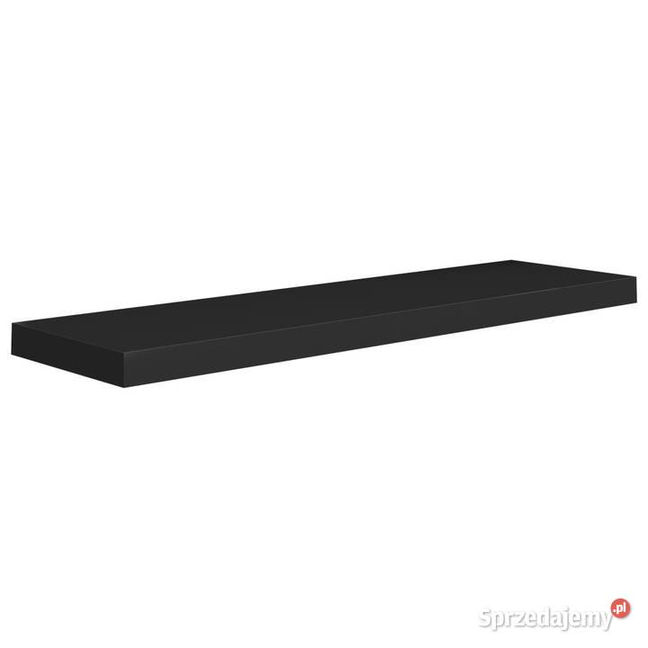 Półki ścienne 4 czarne 90x235x38 MDF WM323840 mazowieckie Warszawa