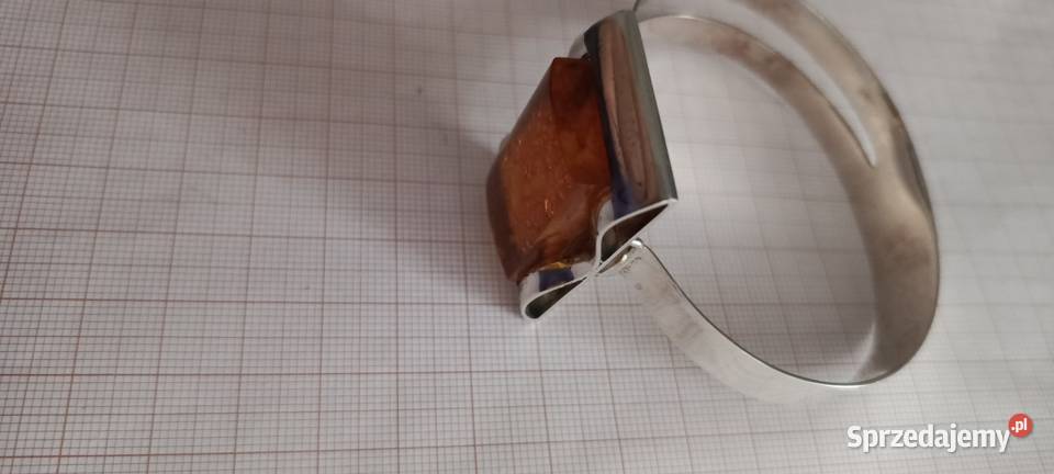 Bransoletka Bursztyn srebro podlaskie Białystok