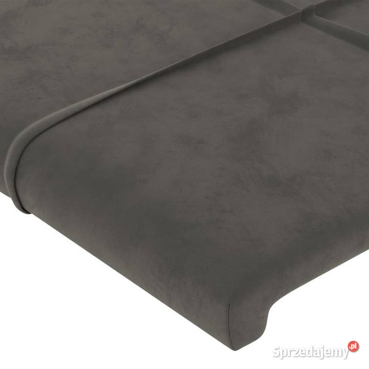 Zagłówek do łóżka z LED ciemnoszary 83x16x118128 Warszawa
