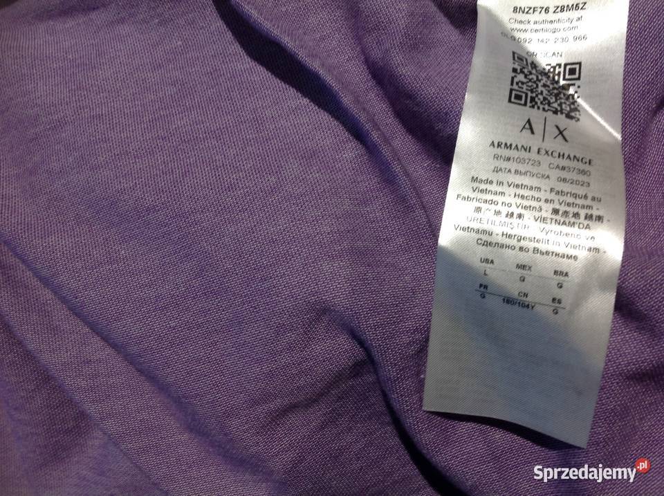 Koszulka Polo Męska ARMANI L NOWA Armani lubuskie Nowa Sól