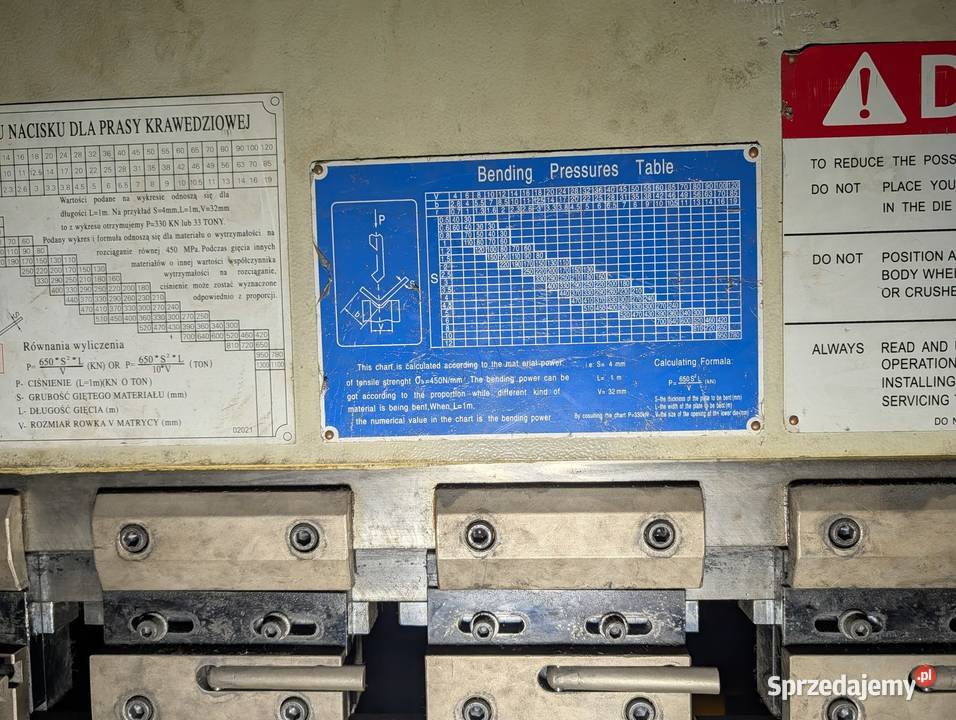 Prasa krawędziowa Prawer W67K1003200 Poznań