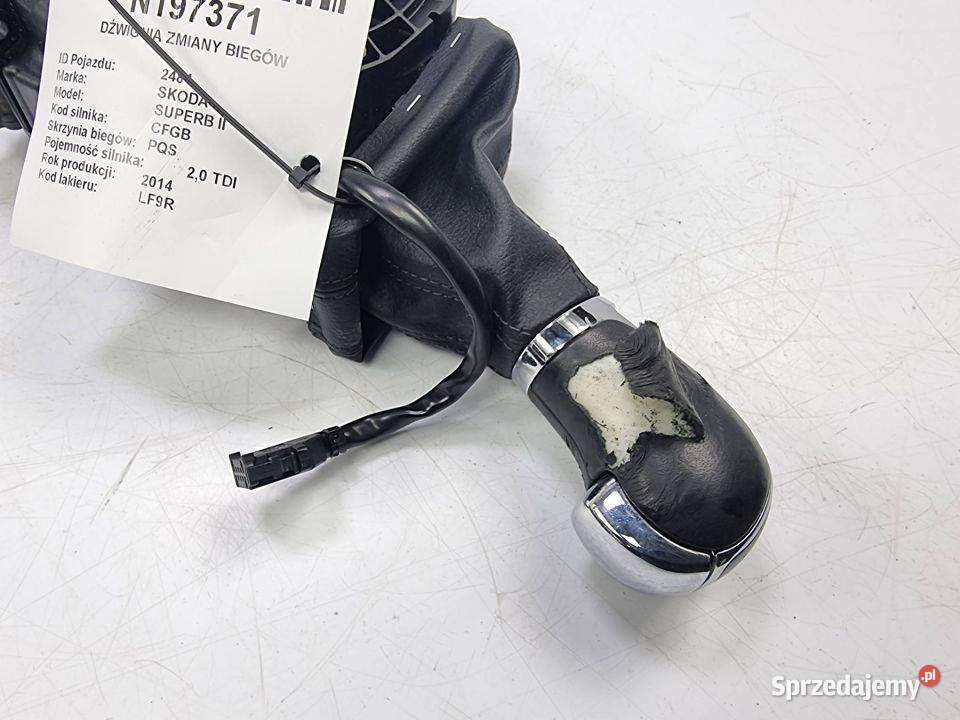 DŹWIGNIA ZMIANY BIEGÓW SKODA SUPERB II Lipno